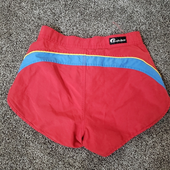 Vintage Catch It board shorts! 80s - Picture 3 of 8